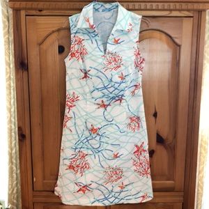 J. McLAUGHLIN tropical sleeveless dress‼️